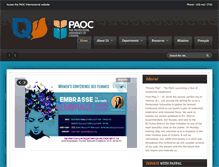 Tablet Screenshot of dqpaoc.org